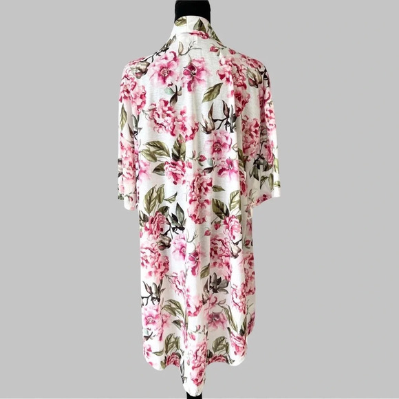 SHOW ME YOUR MUMU Brie robe Garden of blooms Short  Kimono Robe - Picture 3 of 13